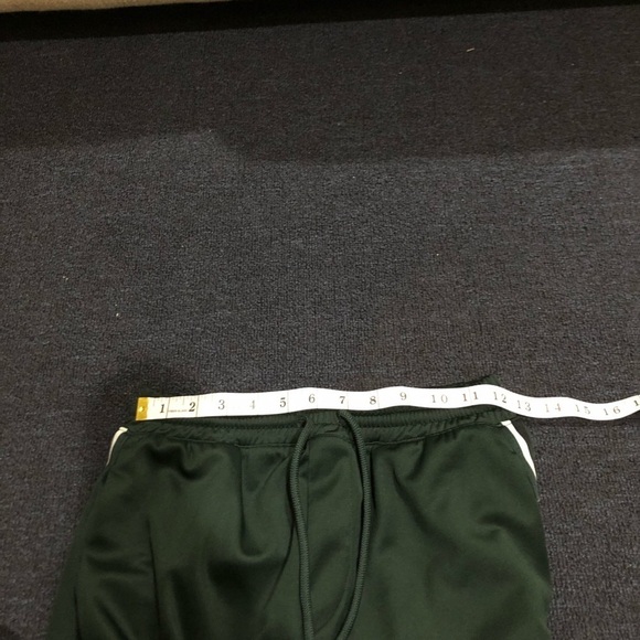Zara Man Green & White Striped Jogger Pants Size Medium - Picture 7 of 9